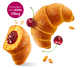 Cherry croissants