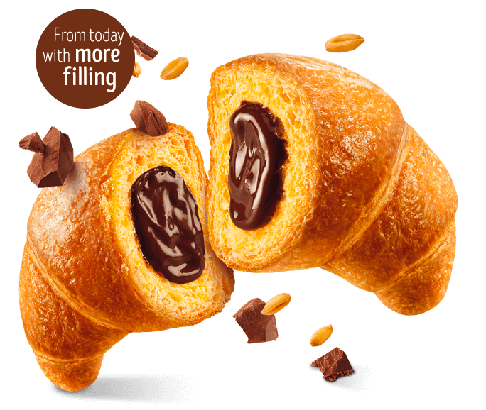 Croissants with Chocolate Croissants with Chocolate