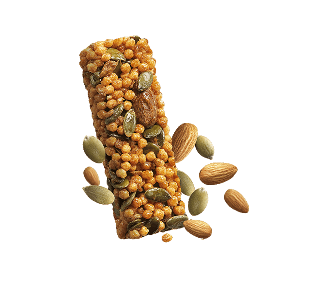 Cereal snack with Pumpkin seeds, Almonds and Baobab Cereal snack with Pumpkin seeds, Almonds and Baobab