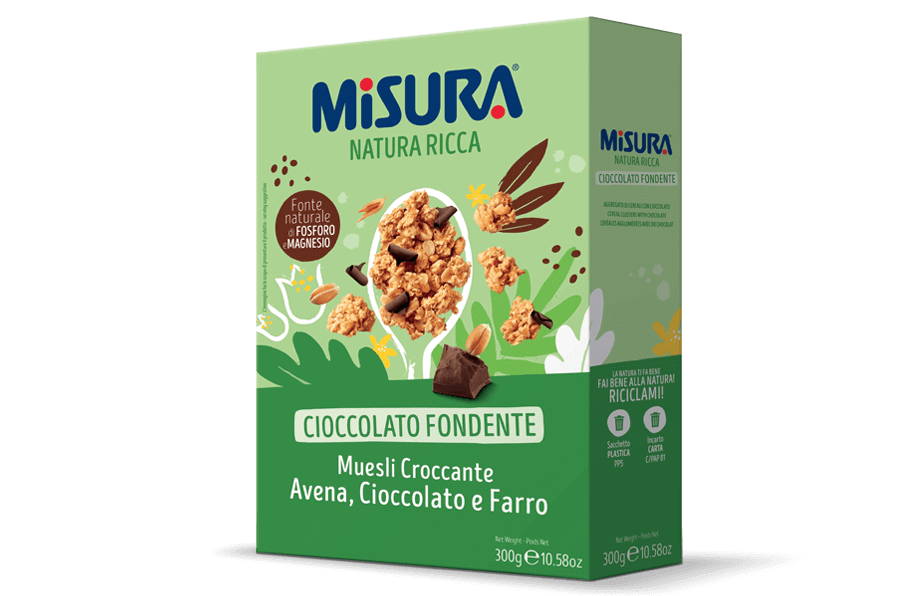 Pack Crunchy muesli Oats, Chocolate and Spelt Pack Crunchy muesli Oats, Chocolate and Spelt
