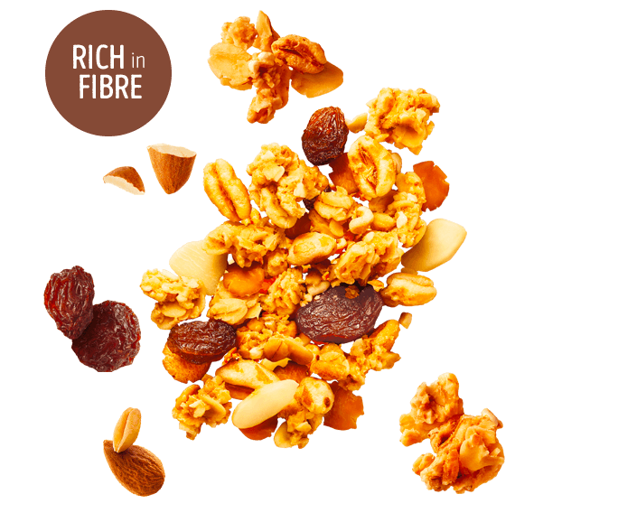 Crunchy muesli Oats and Puffed rice Crunchy muesli Oats and Puffed rice