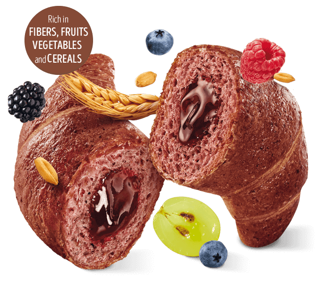 Croissant Forrest Berries, Beetroot and Grapes Croissant Forrest Berries, Beetroot and Grapes