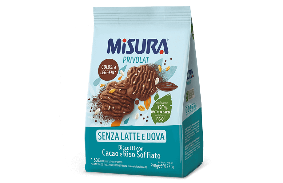 Pack Biscuits with Cocoa and Puffed Rice Pack Biscuits with Cocoa and Puffed Rice