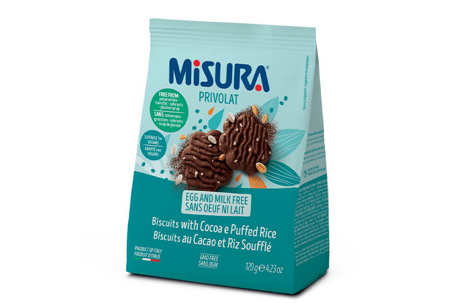 Pack Biscuits with Cocoa and Puffed Rice Pack Biscuits with Cocoa and Puffed Rice